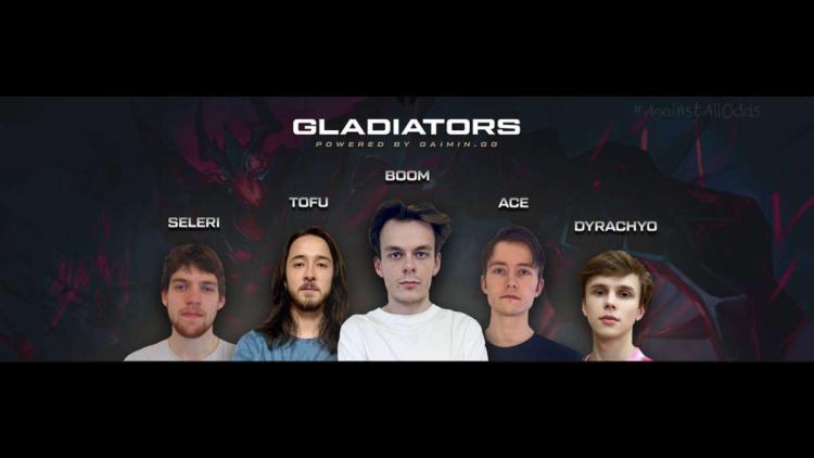 Gaimin Gladiators signé Team Tickles