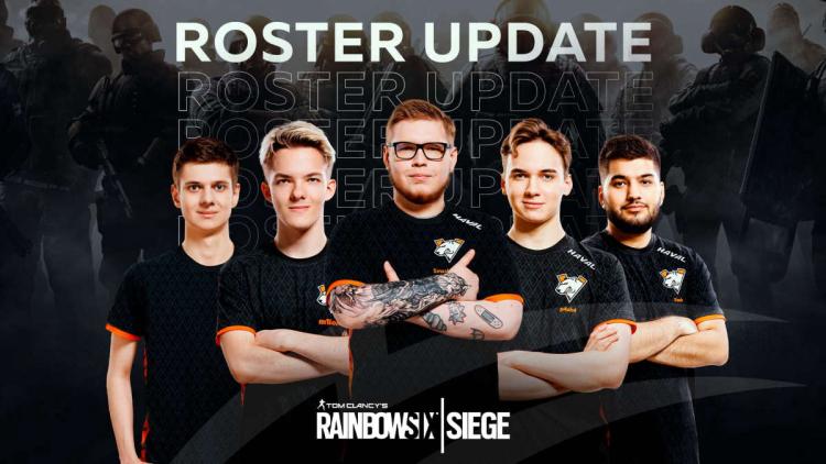 Virtus.pro a présenté la liste mise à jour de Rainbow Six