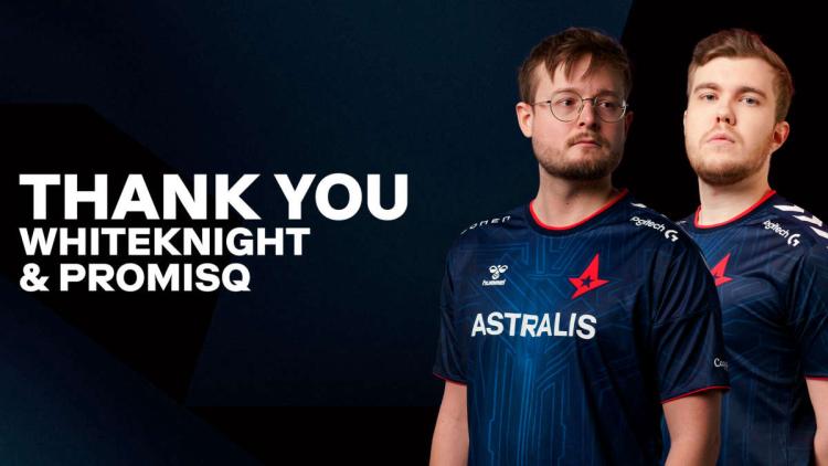 WhiteKnight et promisq ont quitté la liste de Astralis pour League of Legends