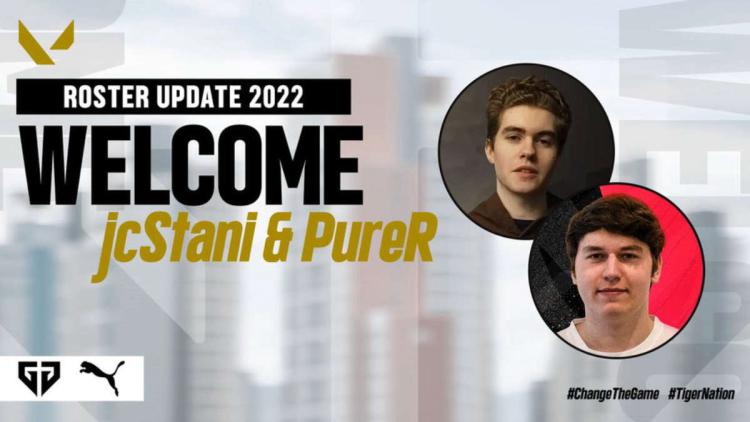 jcStani et PureR ont rejoint Gen.G Esports