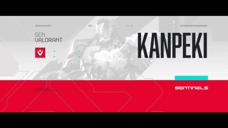 Officiellement : Kanpeki est devenu un nouveau joueur Sentinels