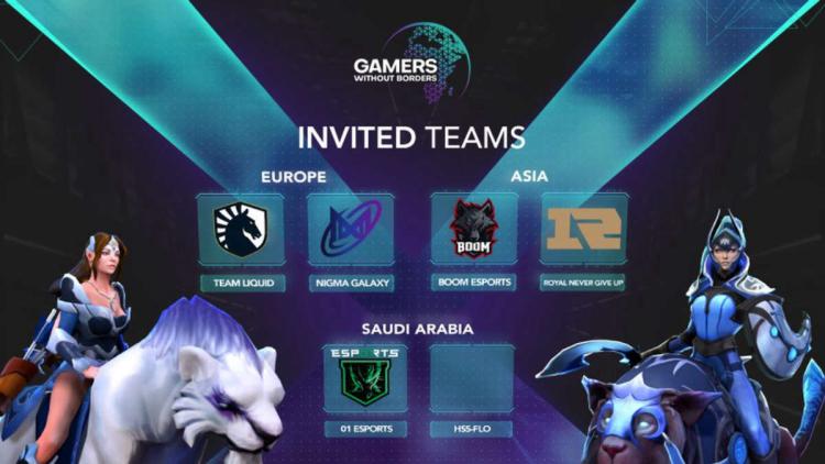 Team Liquid, Nigma Galaxy, Royal Never Give Up et BOOM Esports ont reçu des invitations pour Gamers Without Borders 2022