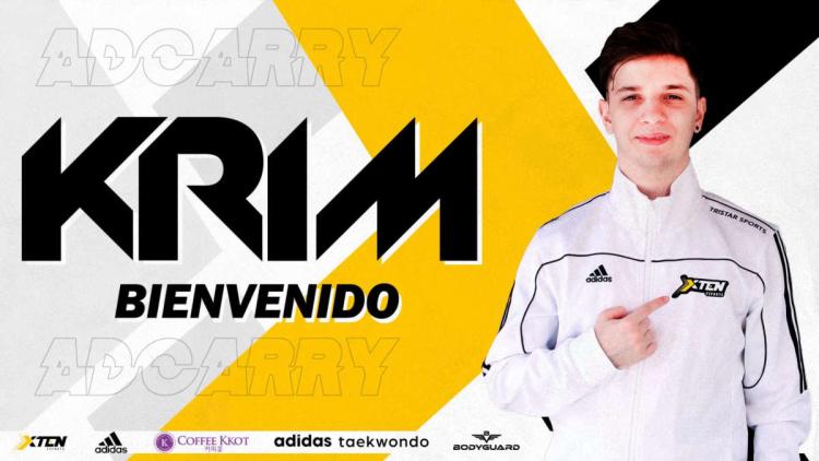 Krim a rejoint les rangs XTEN Esports