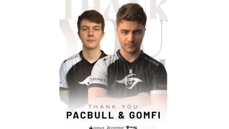 Team Secret dit au revoir à Gomfi et Pacbull