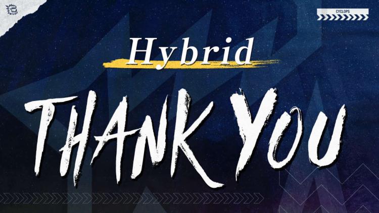 Hybrid parts CYCLOPS athlete gaming