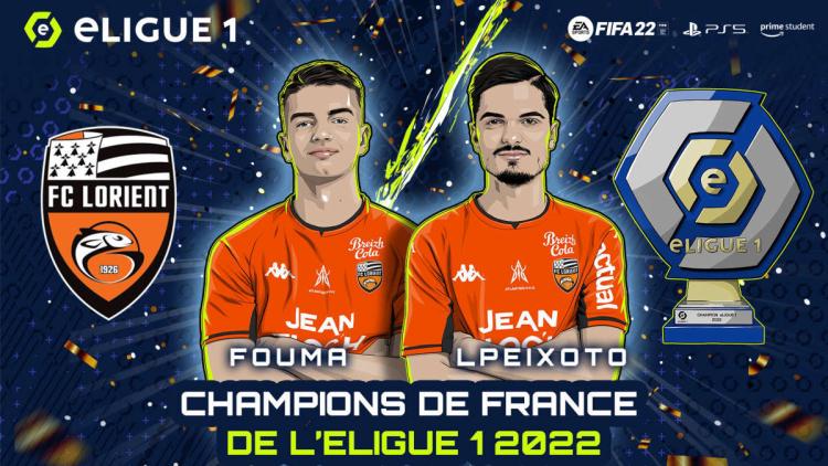 FC Lorient est devenu le gagnant de eLigue 1 2022