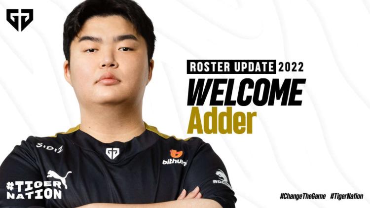 Gen.G Esports signé Adder