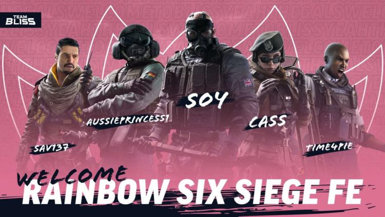 Team Bliss a signé le line-up féminin de Rainbow Six