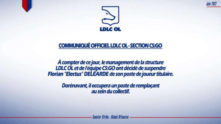 ElectuS se déplace vers le banc à LDLC