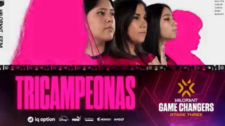 KRÜ Fem a gagné VALORANT Champions Tour 2022 : Game Changers Latin America South Open 3