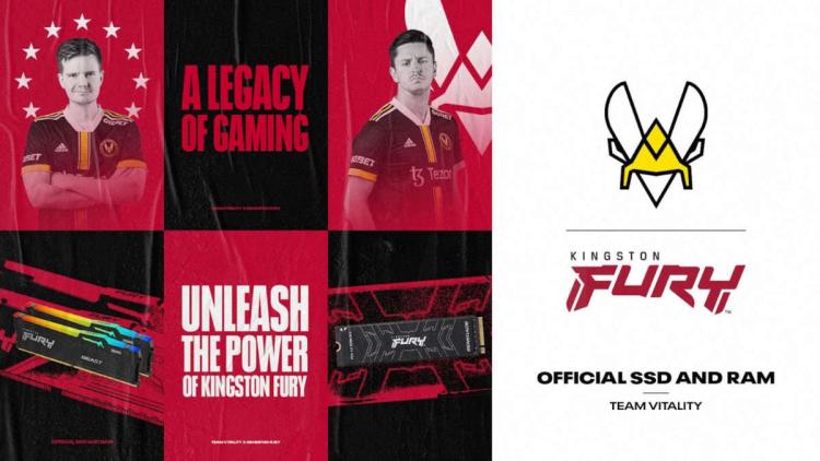 Kingston FURY devient un nouveau partenaire Team Vitality