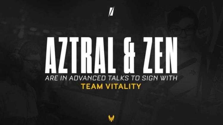 Team Vitality négocie avec AztraL et zen