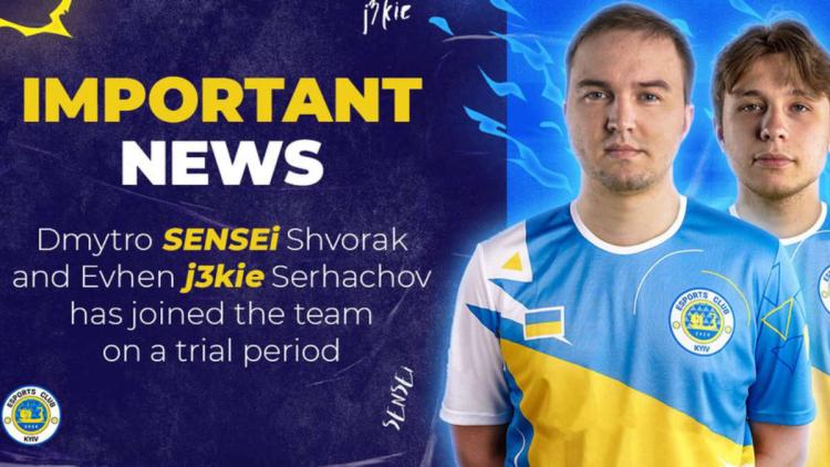 SENSEi et j3 kie deviennent des joueurs EC Kyiv