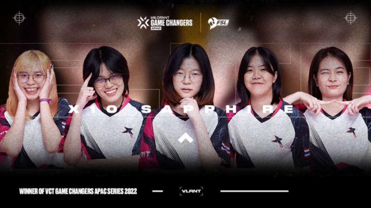 X10 Sapphire qualifié pour VCT 2022 : Game Changers Championship