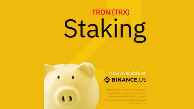 Staking sur Binance.US maintenant disponible Tron