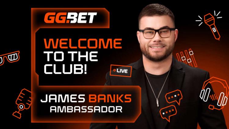 James Banks devient ambassadeur GG.BET