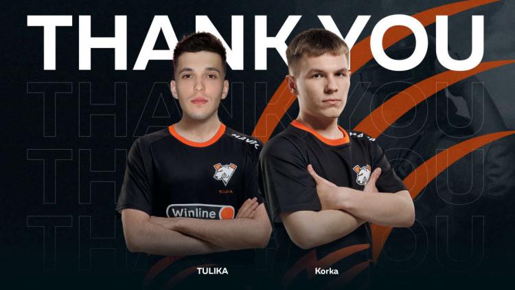 TULIKA et Korka ont quitté la liste de Virtus.pro pour PUBG Mobile