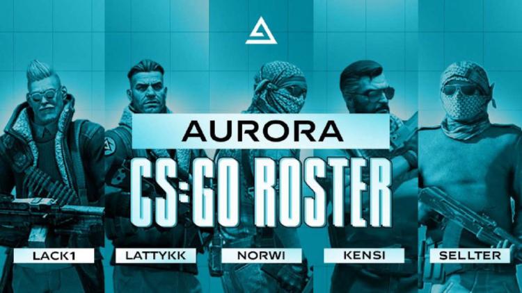 Aurora Gaming a présenté la liste CS:GO mise à jour