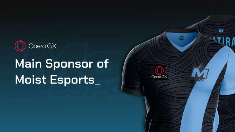 Opera GX devient le sponsor principal de Moist Esports