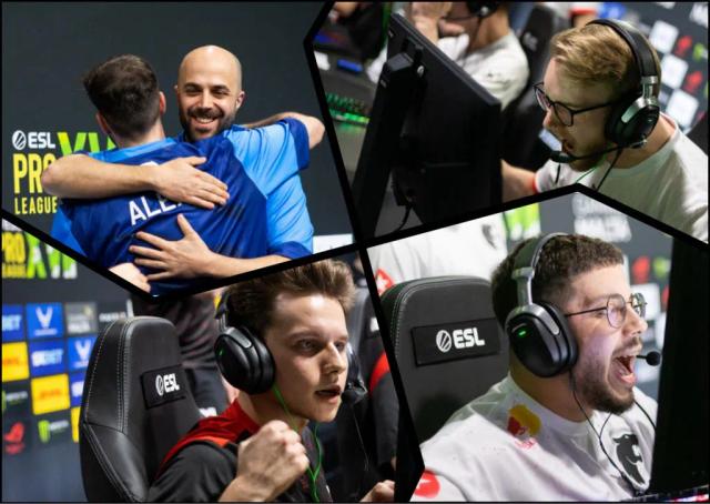 Principaux résultats pour les participants du groupe B à ESL Pro League Season 17