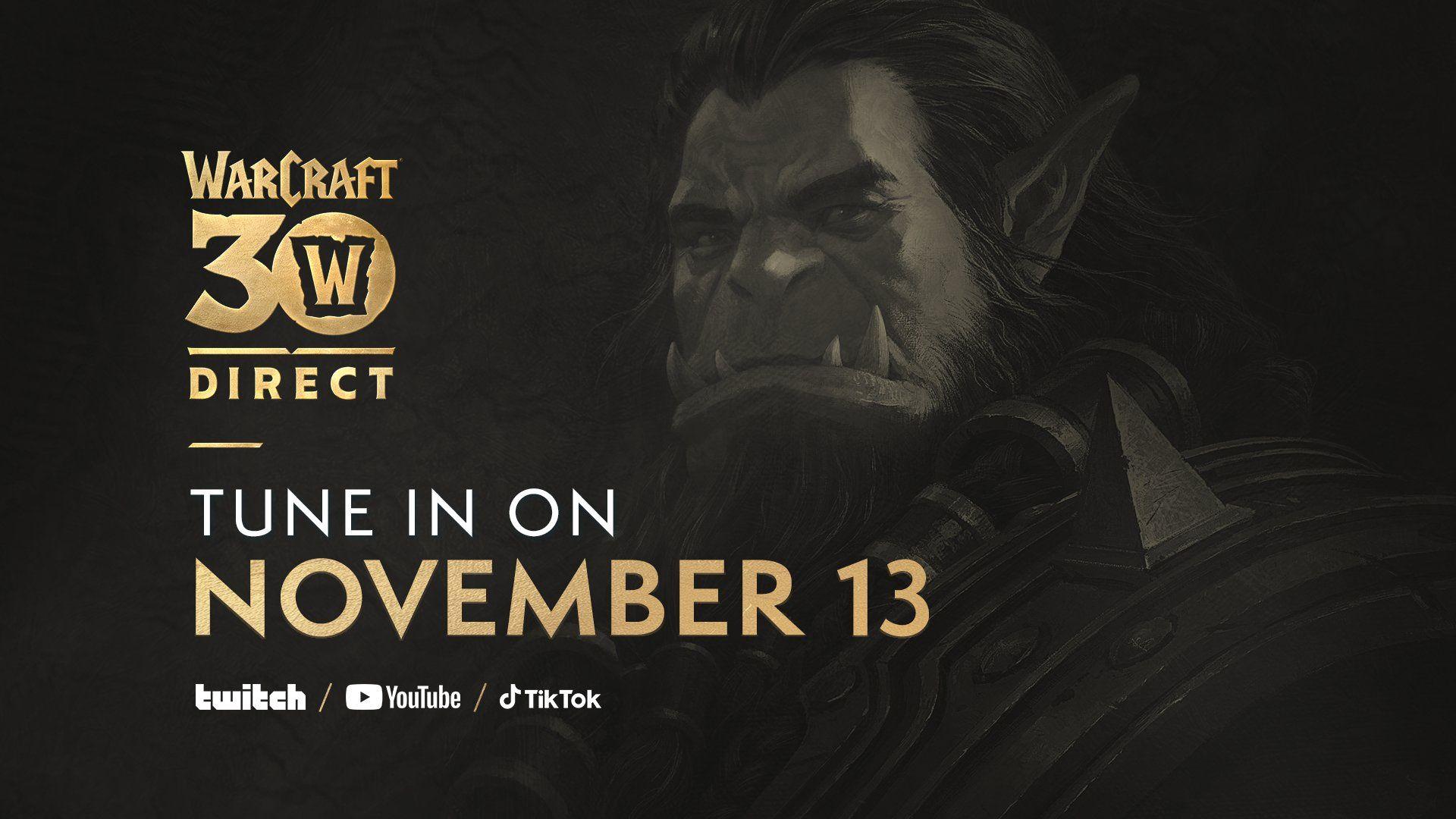 Direct du 30e anniversaire de Warcraft