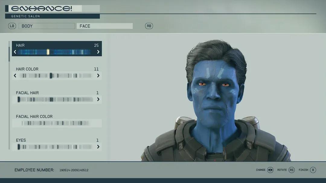 Starfield Player Recreates Willem Dafoe with a Blue Twist