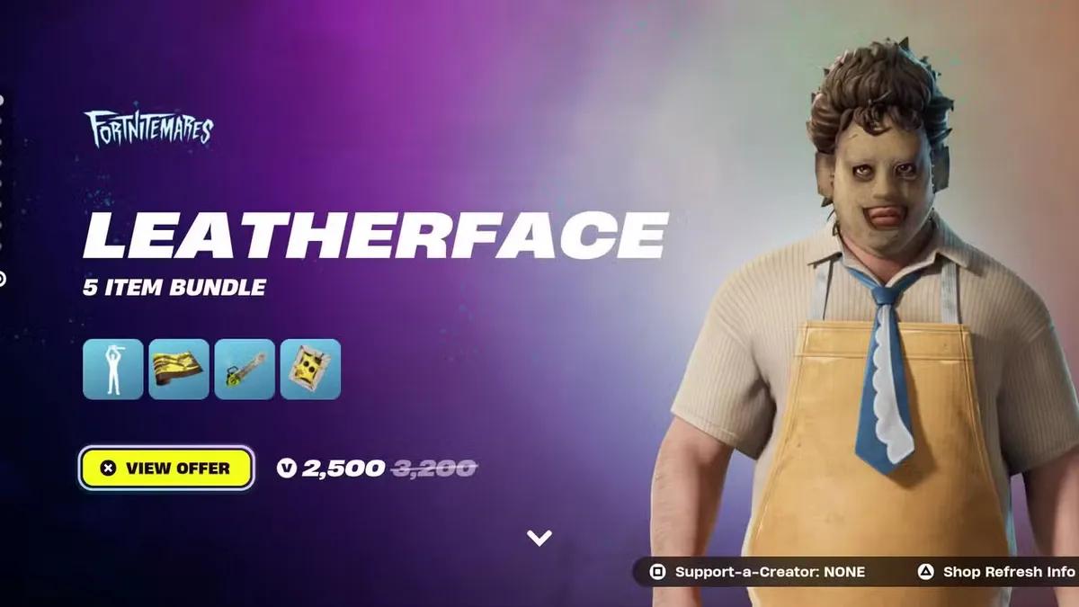 Leatherface Joins Fortnite: How to Get This Terrifying New Skin