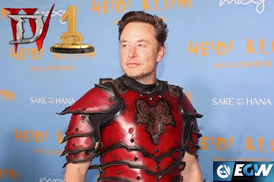 Elon Musk devient un concurrent pour le titre de meilleur joueur de Diablo 4