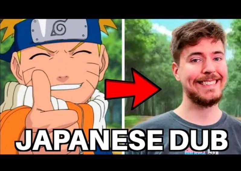 Les vidéos de MrBeast sont désormais doublées par l'acteur de Naruto 