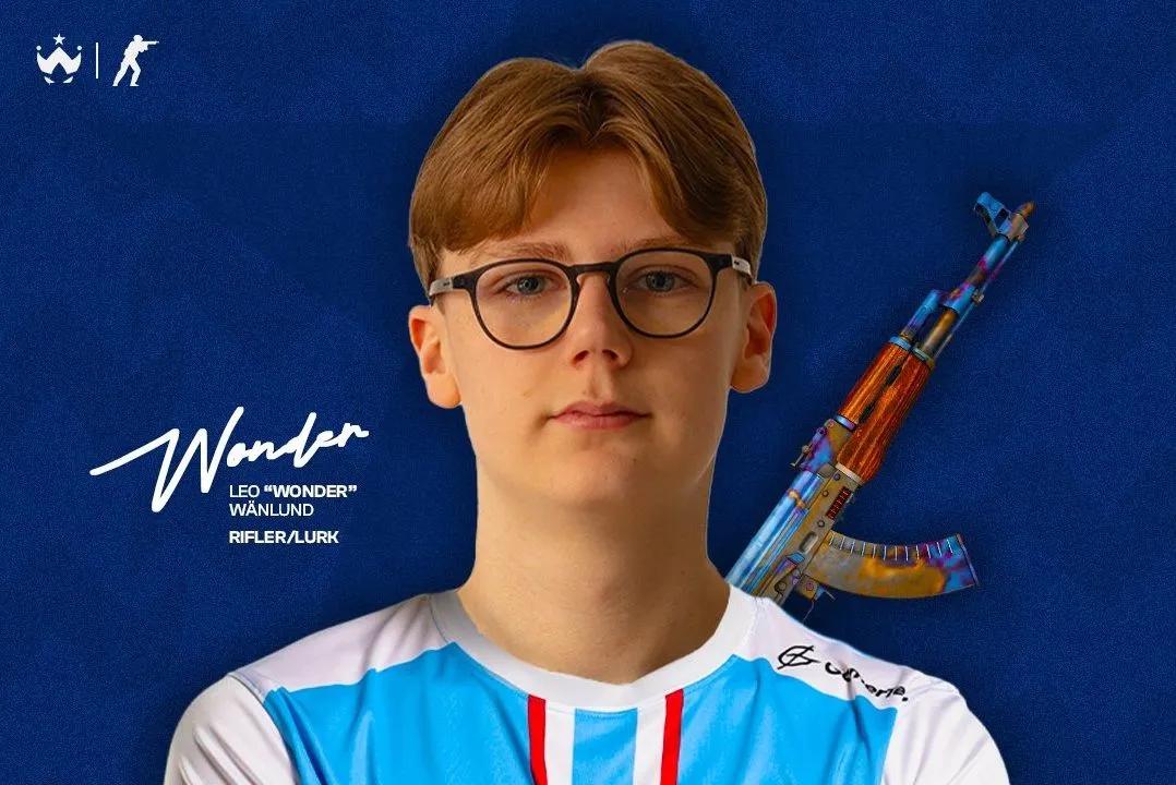 Wildcard dévoile son premier joueur pour l'équipe de l'Académie européenne : Leo « Wonder » Wänlund