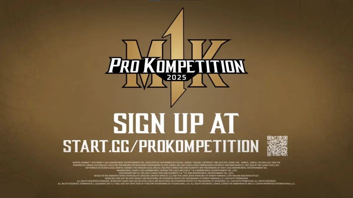 Mortal Kombat professionnel revient : les développeurs annoncent la série MK Pro Competition 2025