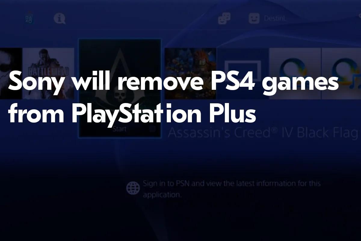 Sony retirera les jeux PS4 du PlayStation Plus à partir de janvier 2026