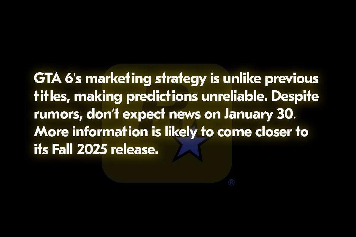 La campagne marketing de GTA 6 est "différente" : attendez-vous à un silence jusqu'à l'automne 2025