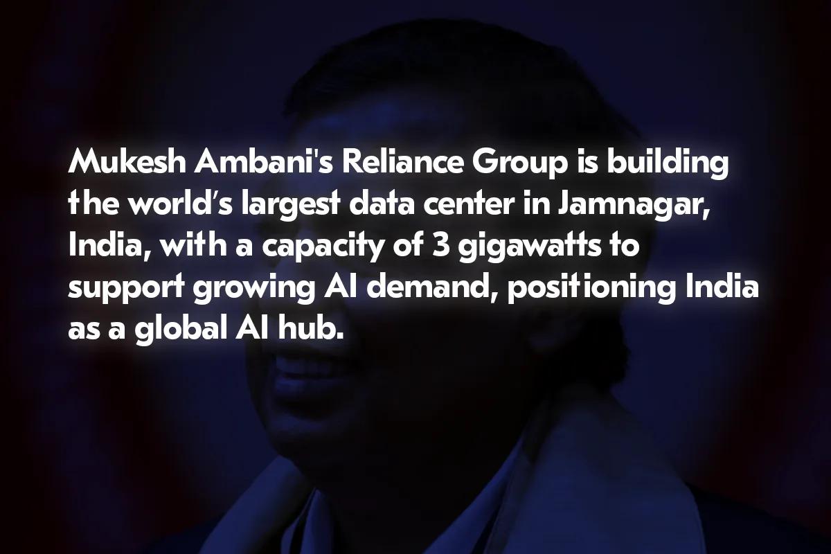 Mukesh Ambani va construire en Inde le plus grand centre de données du monde