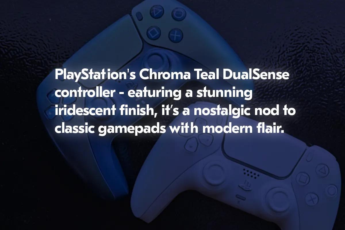 Le DualSense Chroma Teal de PlayStation : Un clin d'œil nostalgique à la modernité