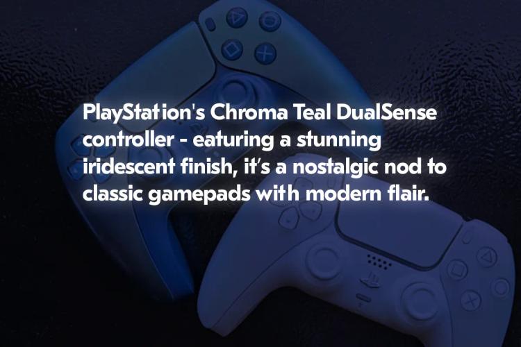 Le DualSense Chroma Teal de PlayStation : Un clin d'œil nostalgique à la modernité