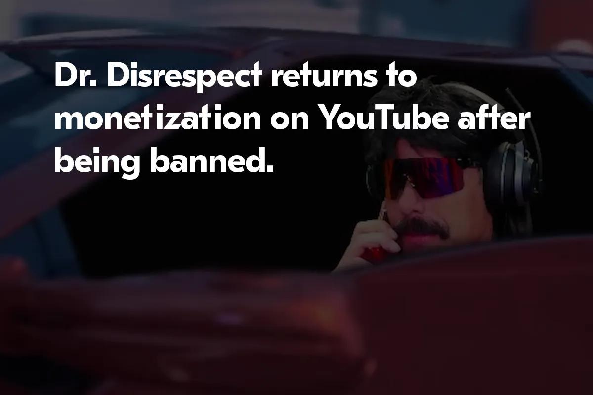 Dr. Disrespect revient sur YouTube alors que Midnight Society ferme ses portes