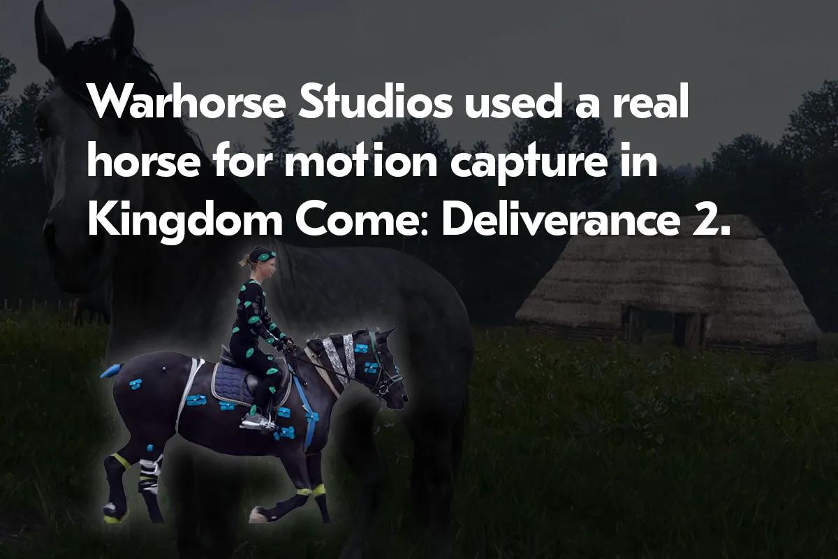 Les développeurs de Kingdom Come : Deliverance 2 ont utilisé un vrai cheval pour la capture de mouvements