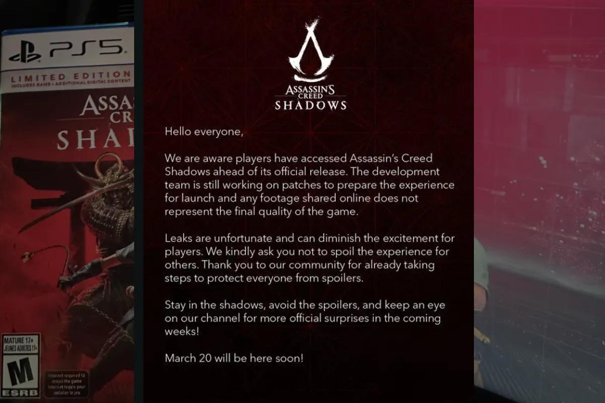 Ubisoft répond aux fuites d'Assassin's Creed Shadows avec un mois d'avance