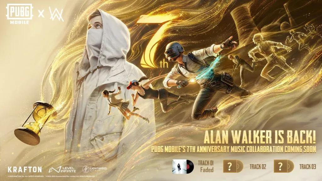 PUBG MOBILE célèbre son 7e anniversaire avec la collaboration du comeback d'Alan Walker