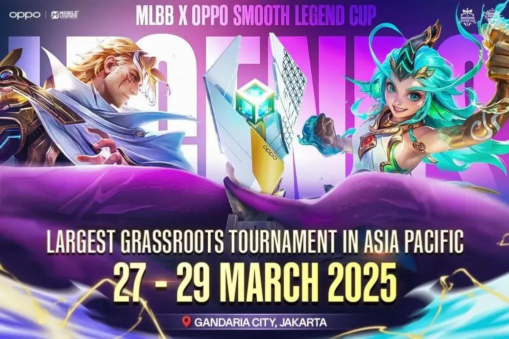 Annonce de la grande finale de la MLBB x OPPO Smooth Legend Cup APAC