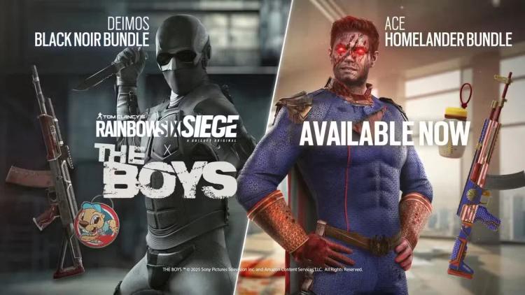 Rainbow Six Siege présente les skins croisés The Boys pour Homelander et Black Noir