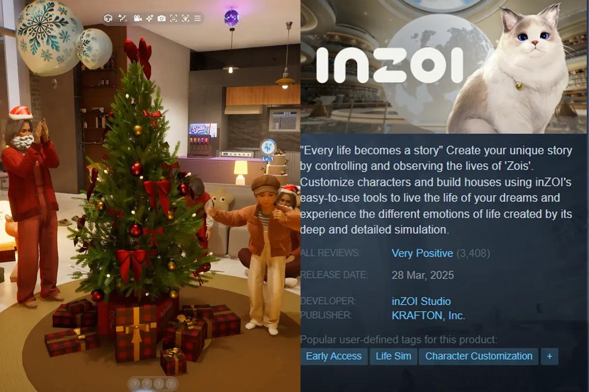 inZOI arrive en accès anticipé avec un nombre important de joueurs et des retours positifs