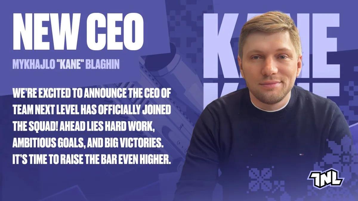 Mykhailo "Kane" Blahin nommé directeur général de l'équipe Next Level