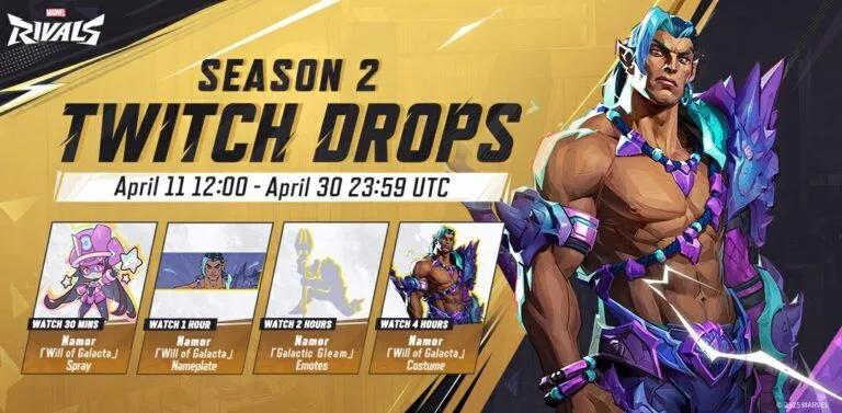 Marvel Rivals lance sa saison 2 et offre aux joueurs un accès exclusif à Twitch