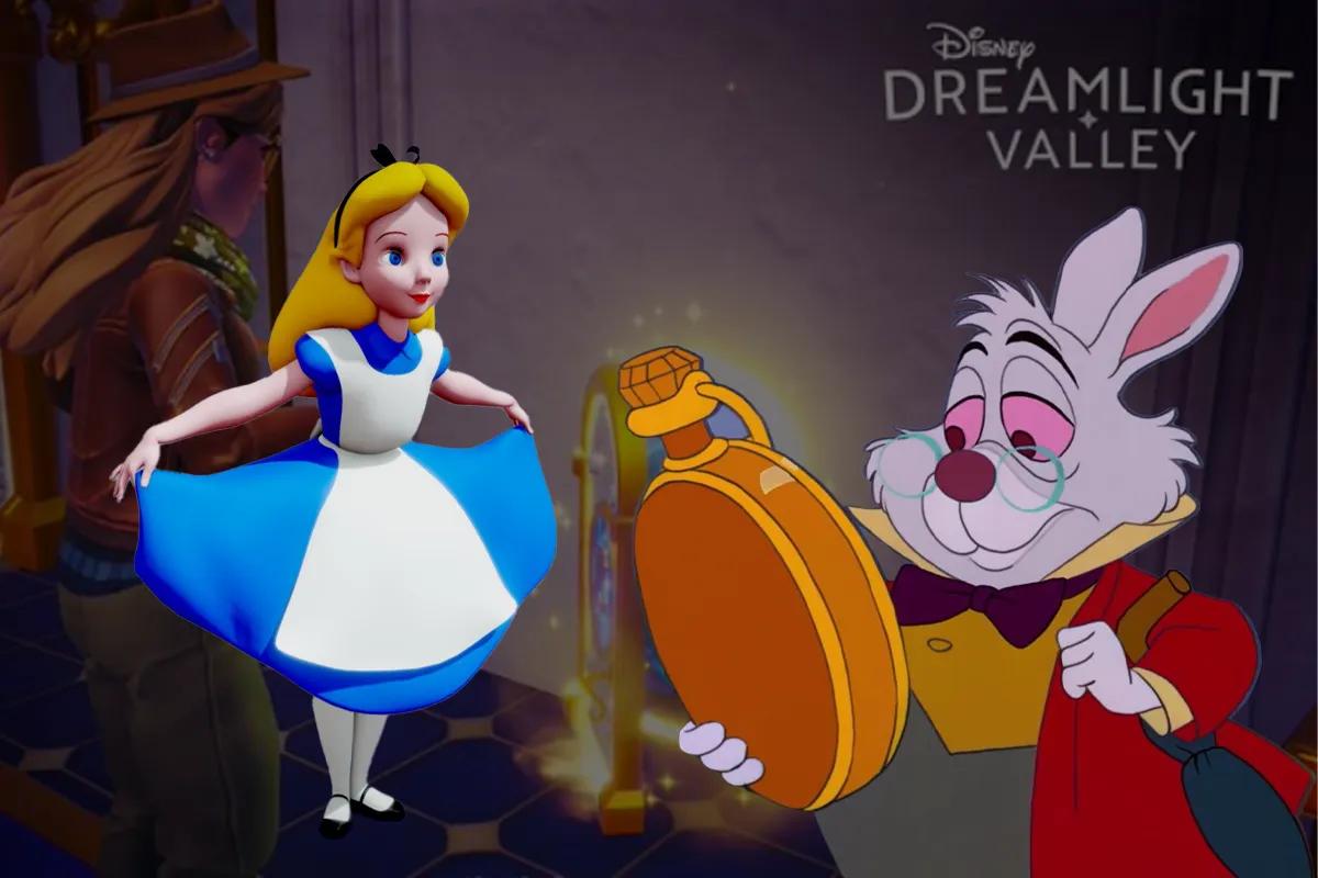 Une mise à jour d'Alice au pays des merveilles est annoncée pour Disney Dreamlight Valley - et elle est délicieusement minuscule.