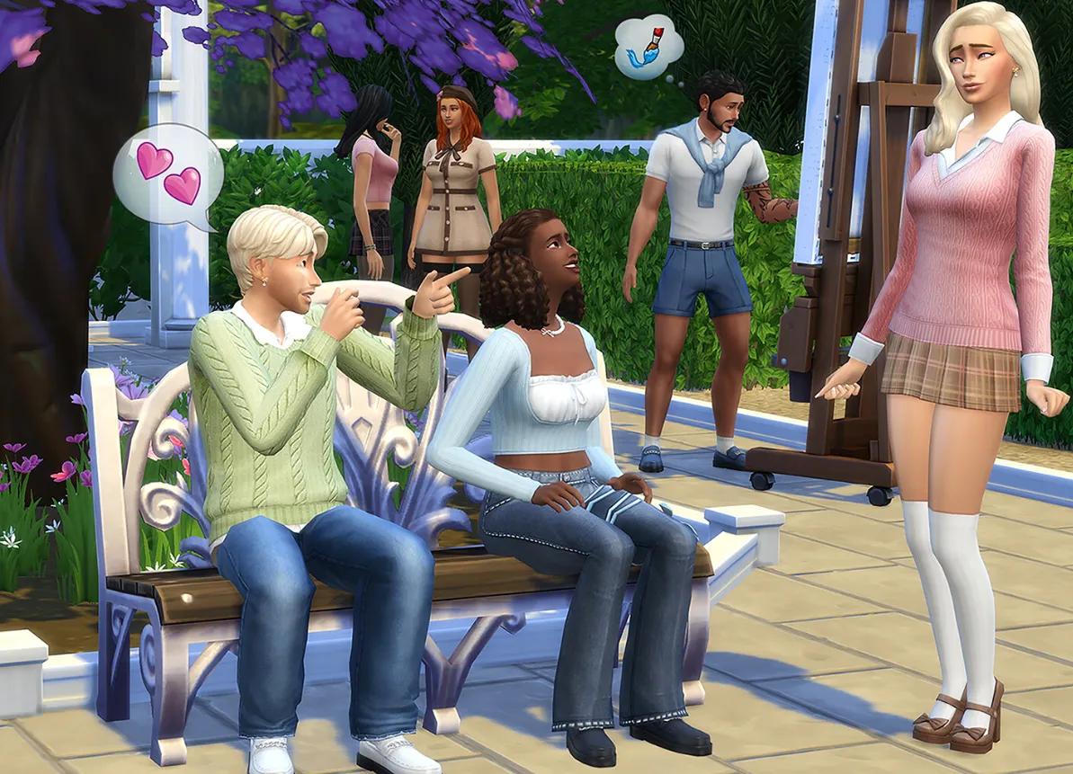 Les Sims 4 sont devenus plus désordonnés, plus anciens et en quelque sorte plus tendance — et la vie universitaire reprend son envol