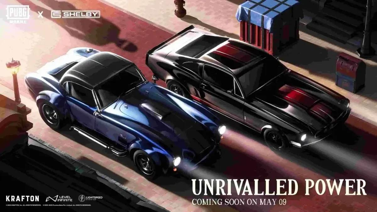 PUBG Mobile x Shelby American : Des voitures à haute vitesse, des skins personnalisés et des récompenses exclusives dans le nouvel événement Motor Cruise