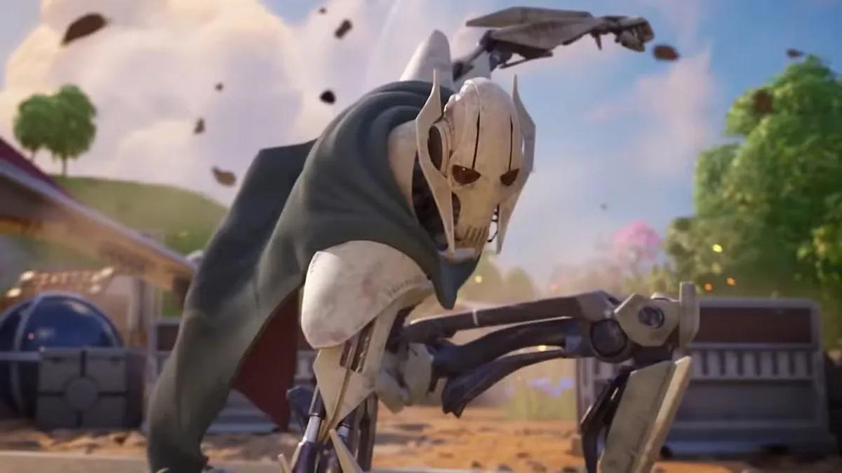 Une fuite dans Fortnite révèle le visage démasqué du général Grievous avec des détails stupéfiants.