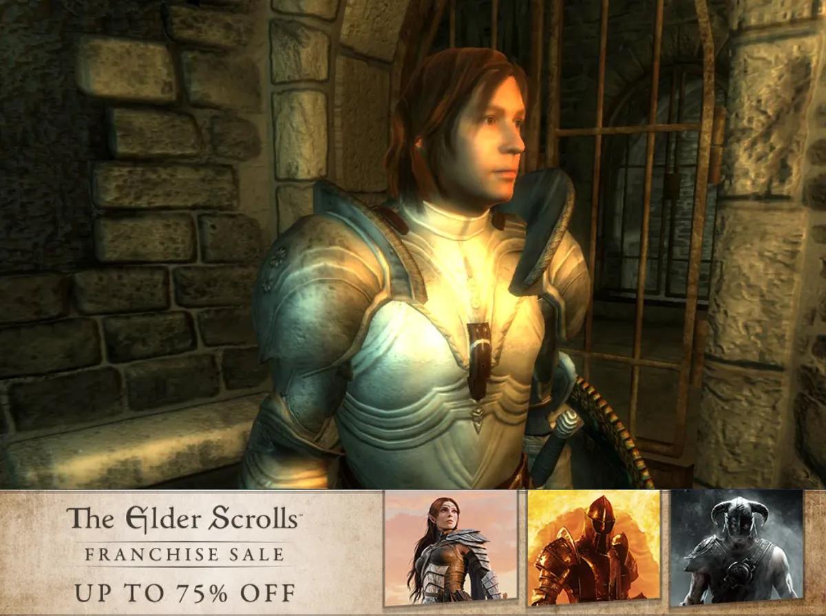 Les soldes TES réduisent les prix des jeux Elder Scrolls : Oblivion Remastered, Skyrim et Morrowind jusqu'à 75 % de réduction